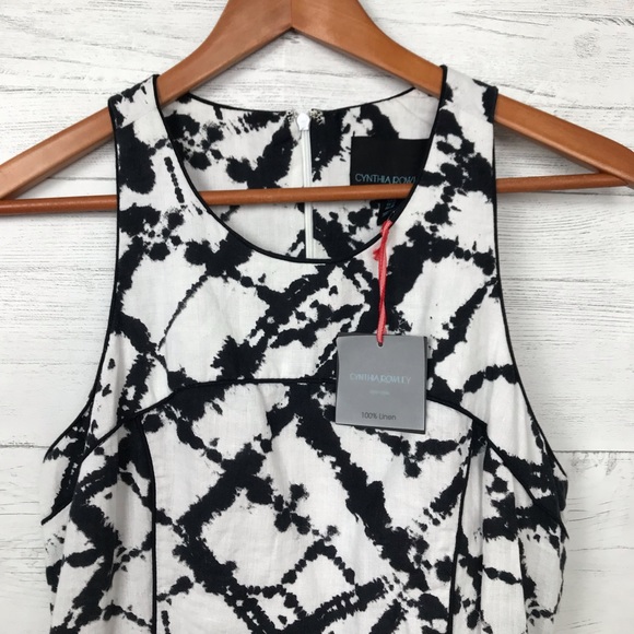 NWT CYNTHIA ROWLEY LINEN DRESS - Picture 6 of 6